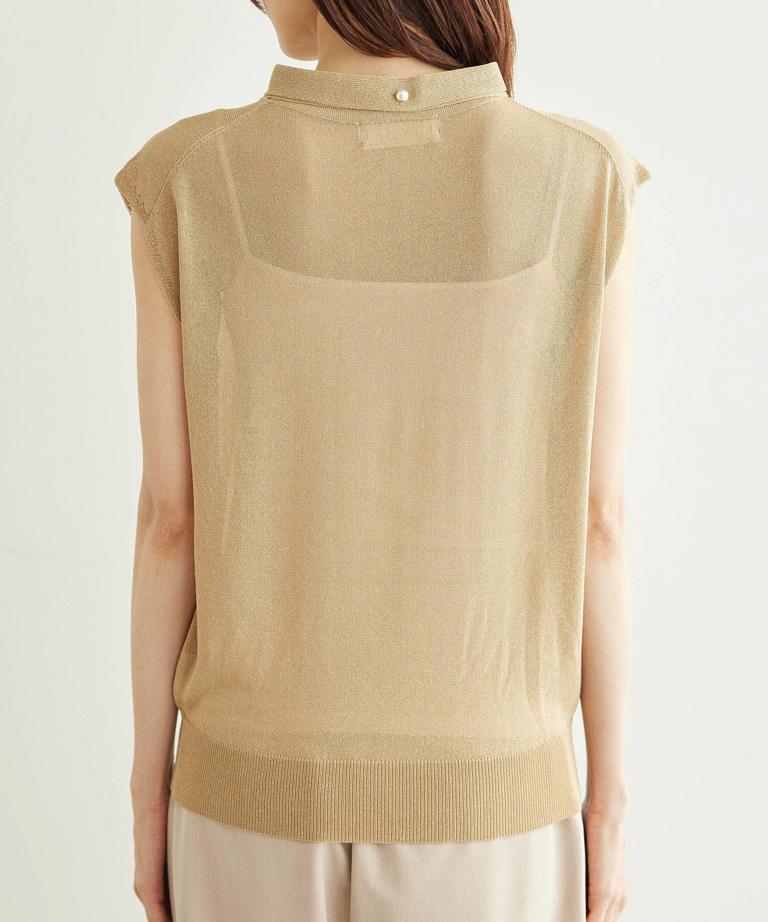 Rope&rsquo;Picnic「ラメボウタイシアーニットプルオーバー」|ニット・セーター|