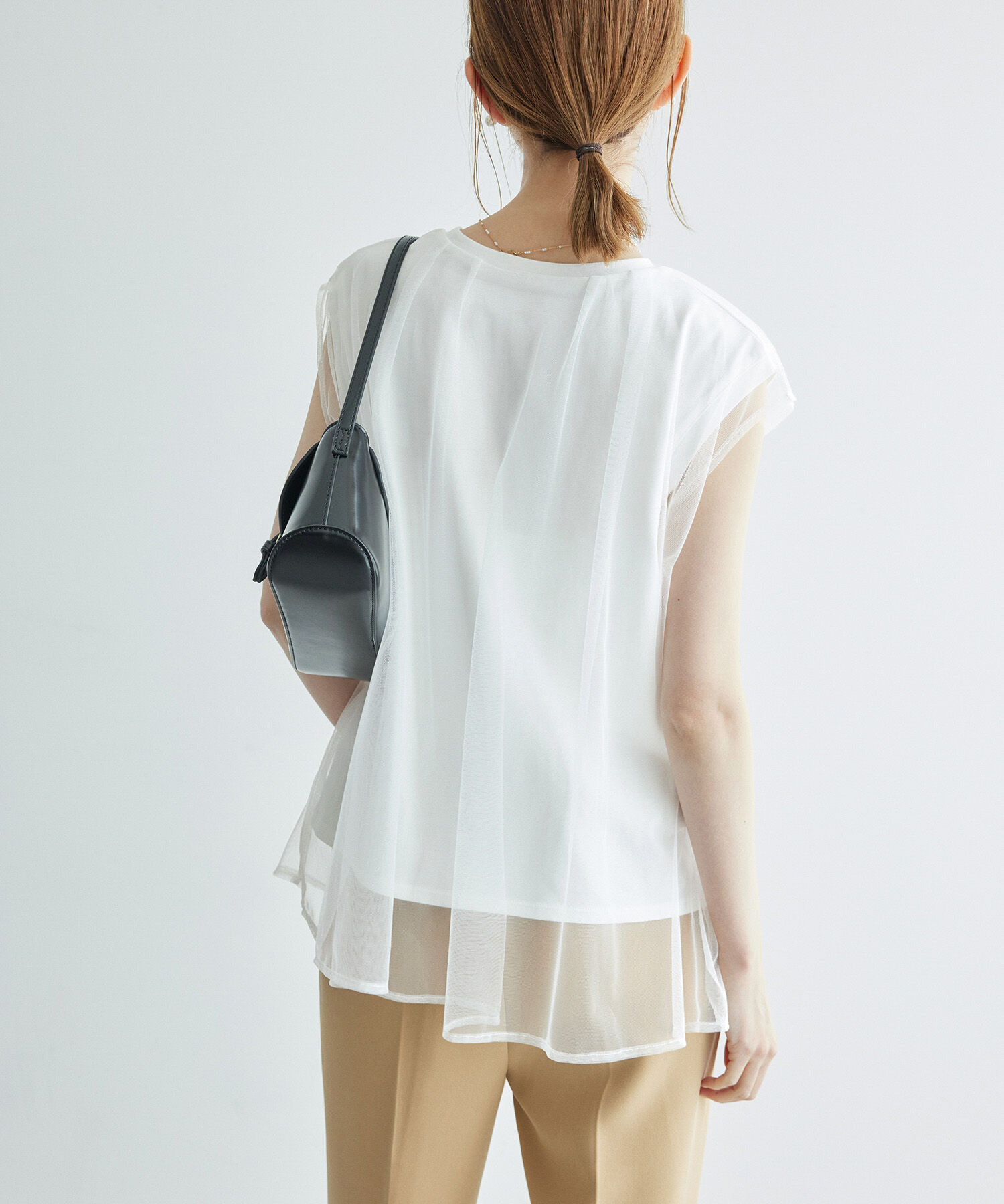 Rope&rsquo;Picnic「チュールカットトップス」|Tシャツ・カットソー|