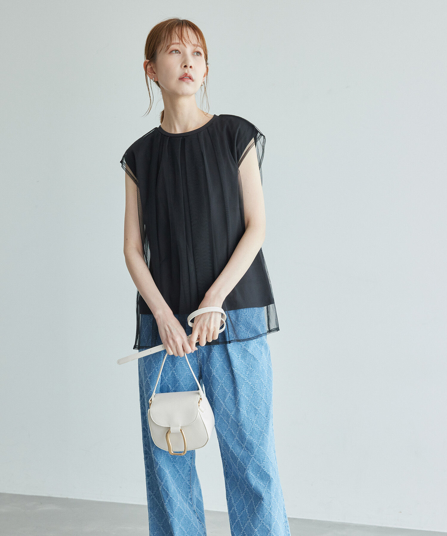 Rope&rsquo;Picnic「チュールカットトップス」|Tシャツ・カットソー|