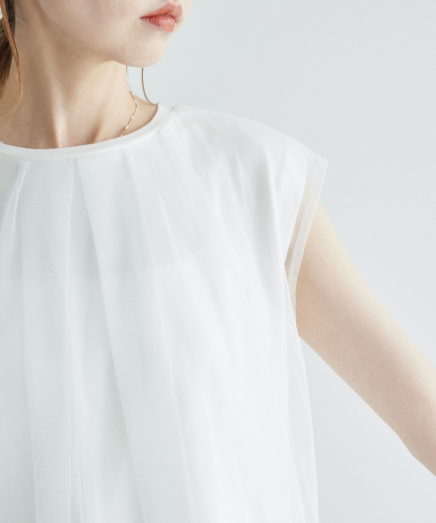 Rope&rsquo;Picnic「チュールカットトップス」|Tシャツ・カットソー|