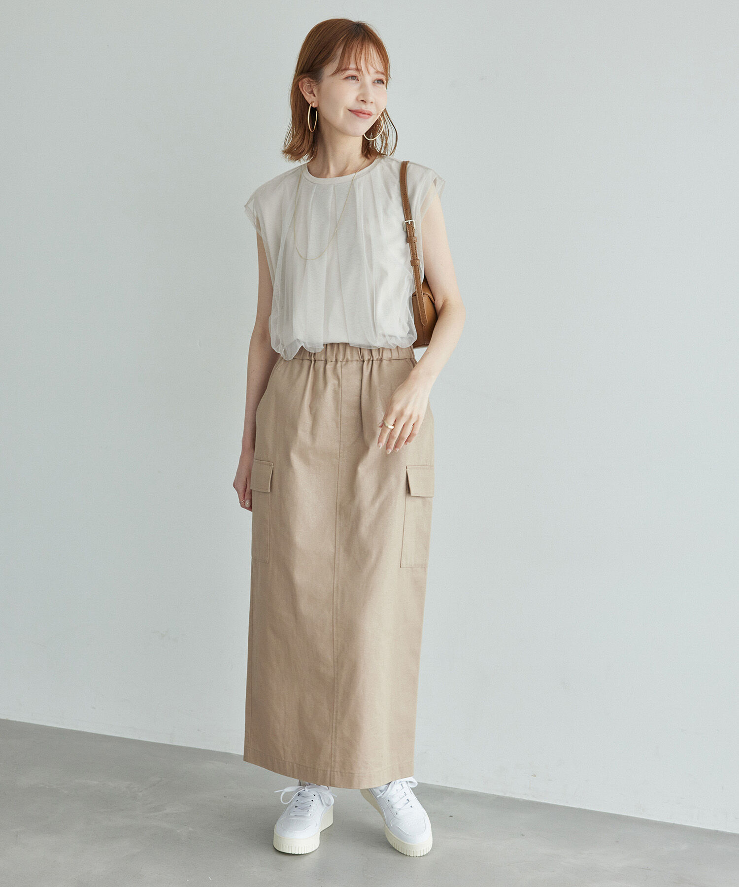 Rope&rsquo;Picnic「チュールカットトップス」|Tシャツ・カットソー|