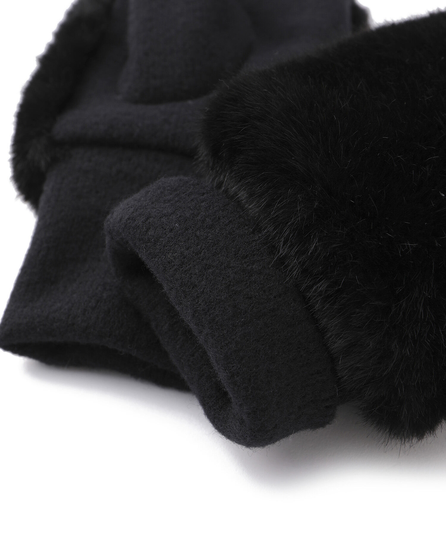 ROPE PICNIC PASSAGE「フェイクファーフィンガーレスグローブ」|手袋|