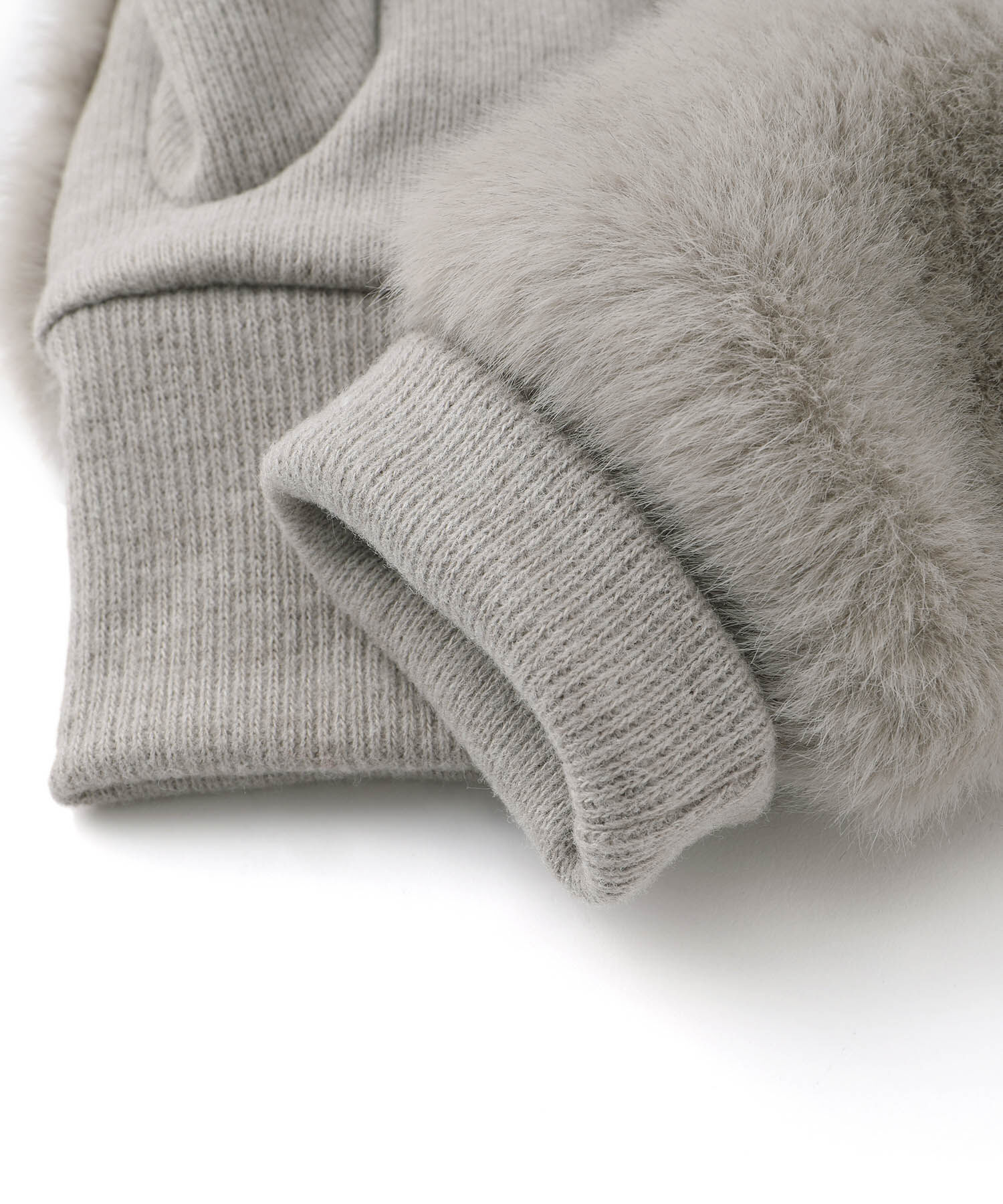 ROPE PICNIC PASSAGE「フェイクファーフィンガーレスグローブ」|手袋|