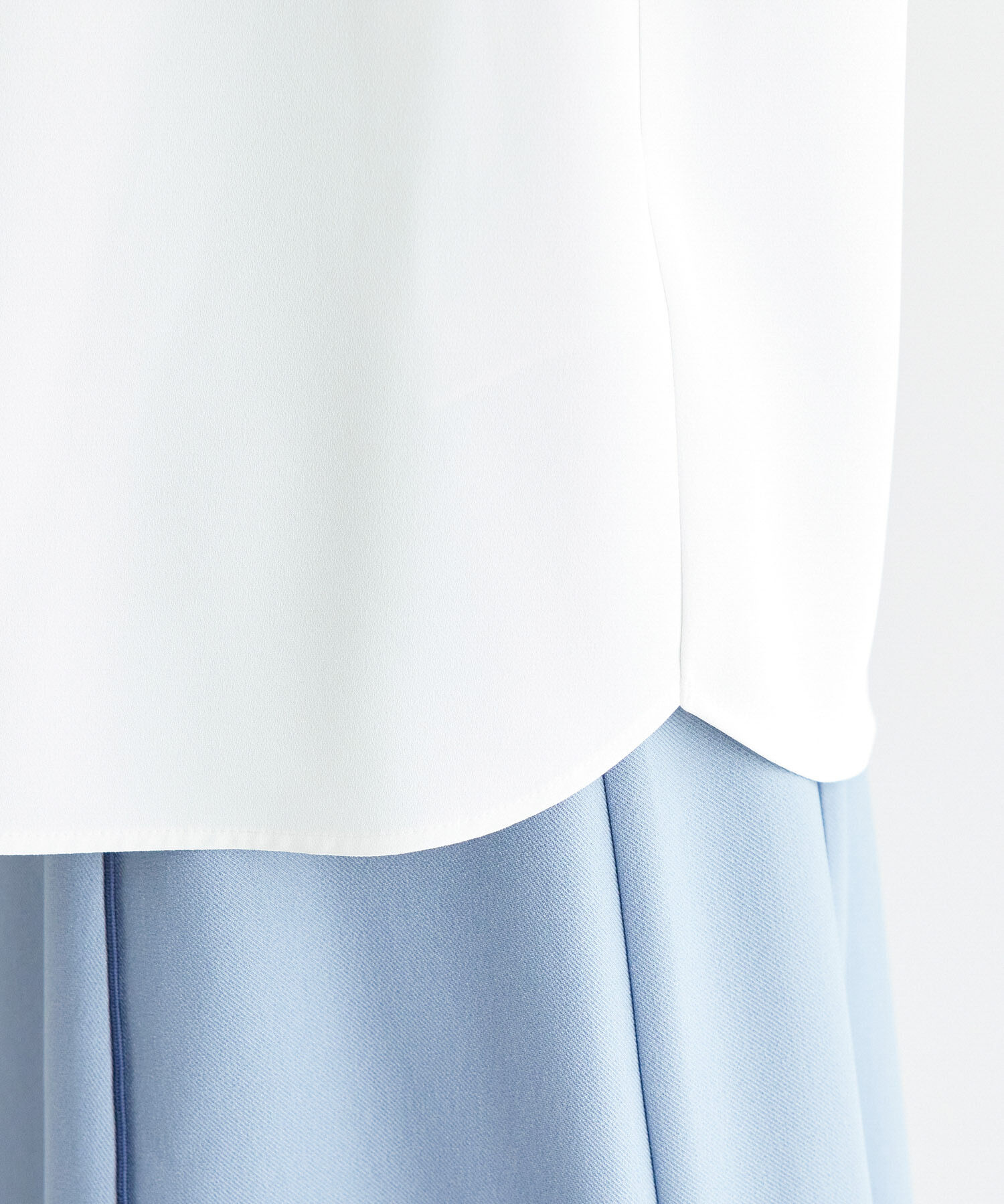 Rope&rsquo;Picnic「2サイズ展開/メタルボタンリボンタイハーフスリーブブラウス」|シャツ・ブラウス|