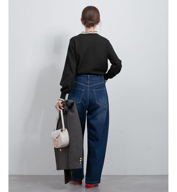 Rope&rsquo;Picnic「シアーフリルニットプルオーバー」|ニット・セーター|