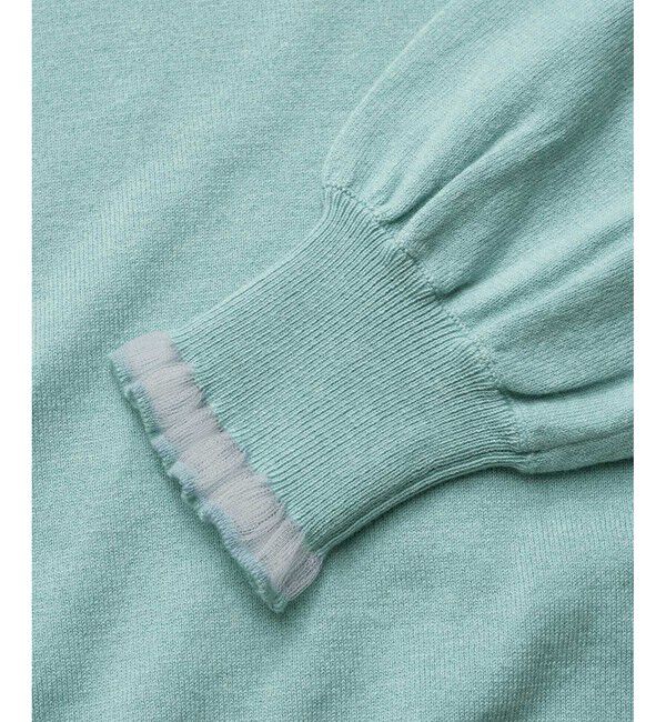 Rope&rsquo;Picnic「シアーフリルニットプルオーバー」|ニット・セーター|