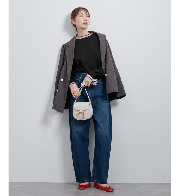 Rope&rsquo;Picnic「シアーフリルニットプルオーバー」|ニット・セーター|