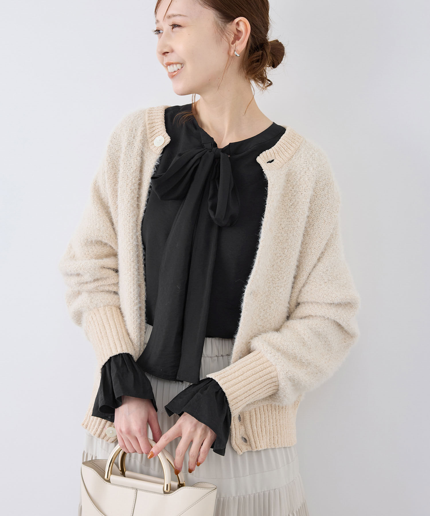 Rope&rsquo;Picnic「前後2WAY/BIGリボンブラウス」|シャツ・ブラウス|