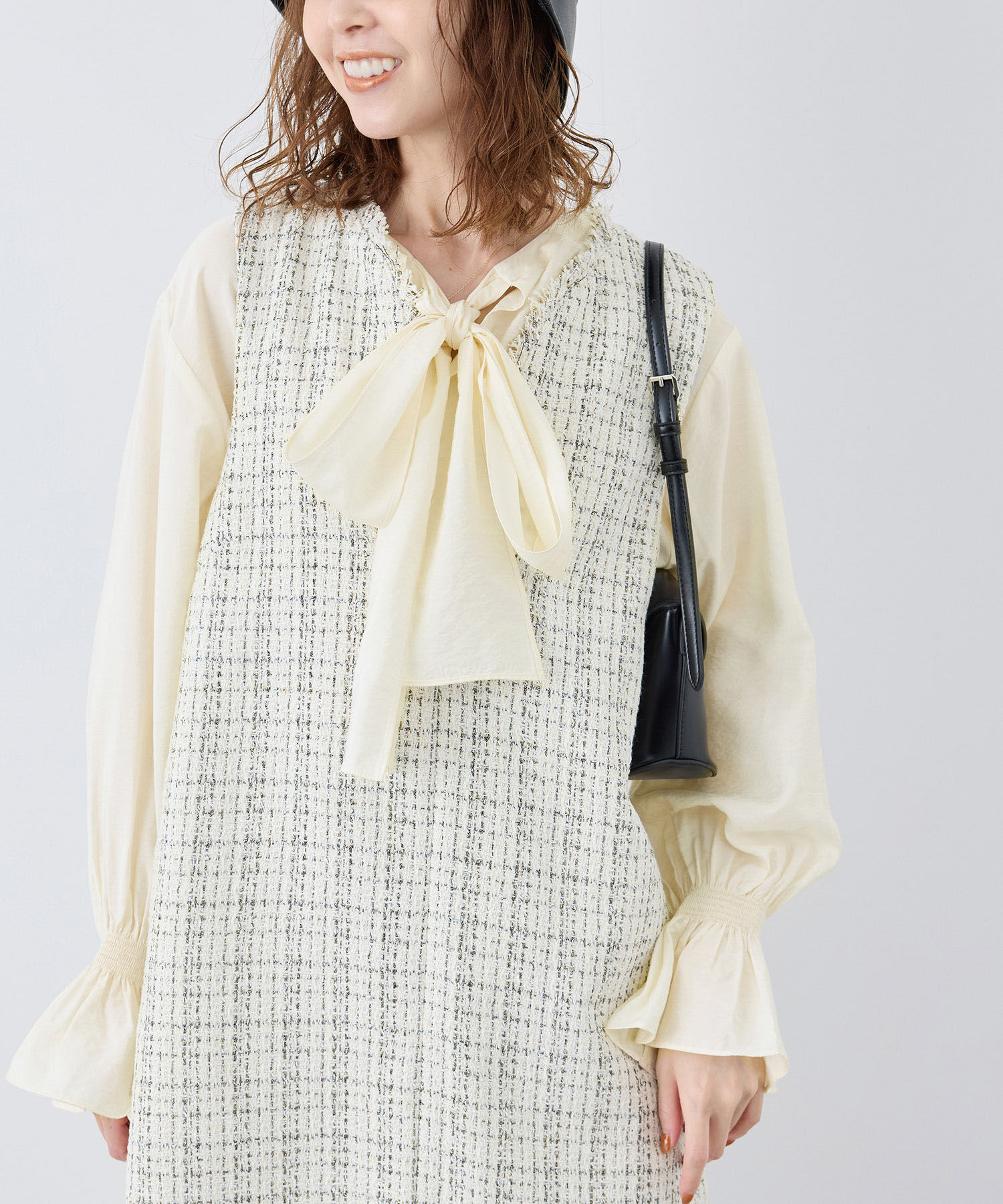 Rope&rsquo;Picnic「前後2WAY/BIGリボンブラウス」|シャツ・ブラウス|