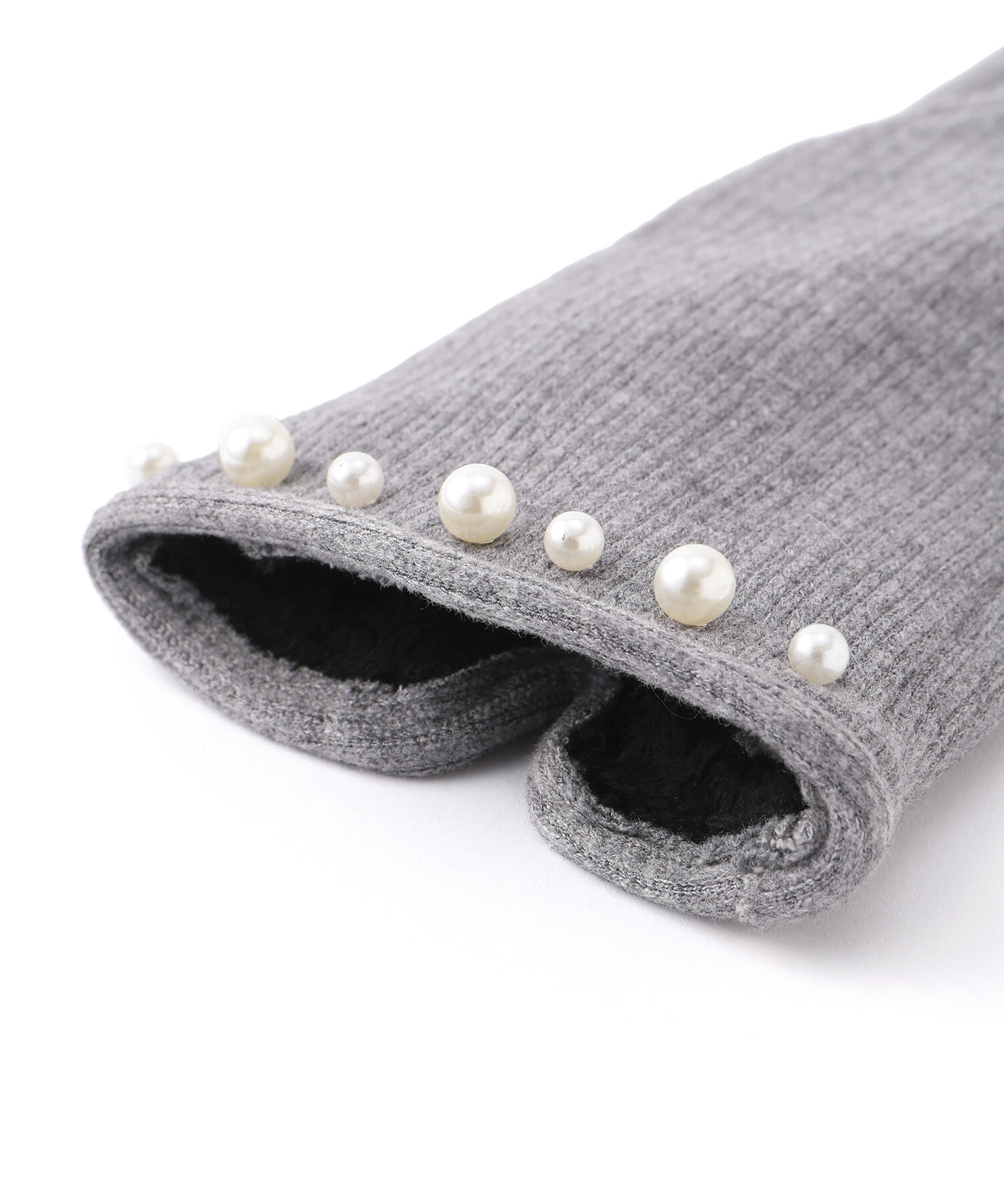 ROPE PICNIC PASSAGE「パール/リブジャージーグローブ」|手袋|