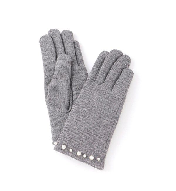 ROPE PICNIC PASSAGE「パール/リブジャージーグローブ」|手袋|