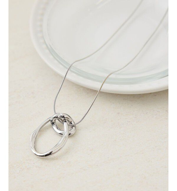 ROPE PICNIC PASSAGE「ダブルツイストリングトップペンダント」|ネックレス|シルバー