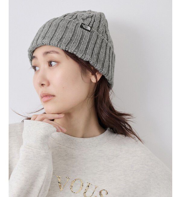 ROPE PICNIC PASSAGE「【THE NORTH FACE/ザ・ノース・フェイス】Cable Beanie」|ニット帽|グレー