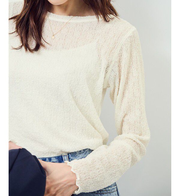 Rope&rsquo;Picnic「レースカットソートップス」|Tシャツ・カットソー|