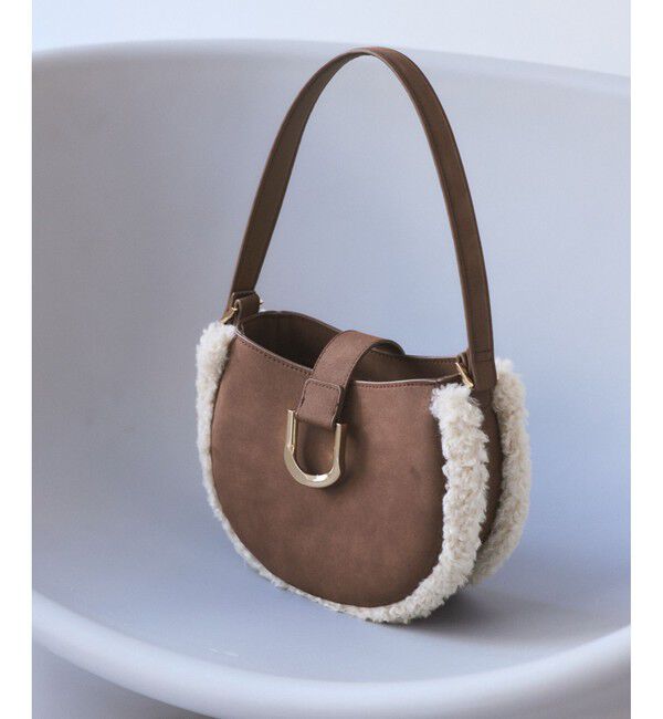 ROPE PICNIC PASSAGE「ムートンライクラウンドワンショルダーバッグ」|ショルダー・メッセンジャー|