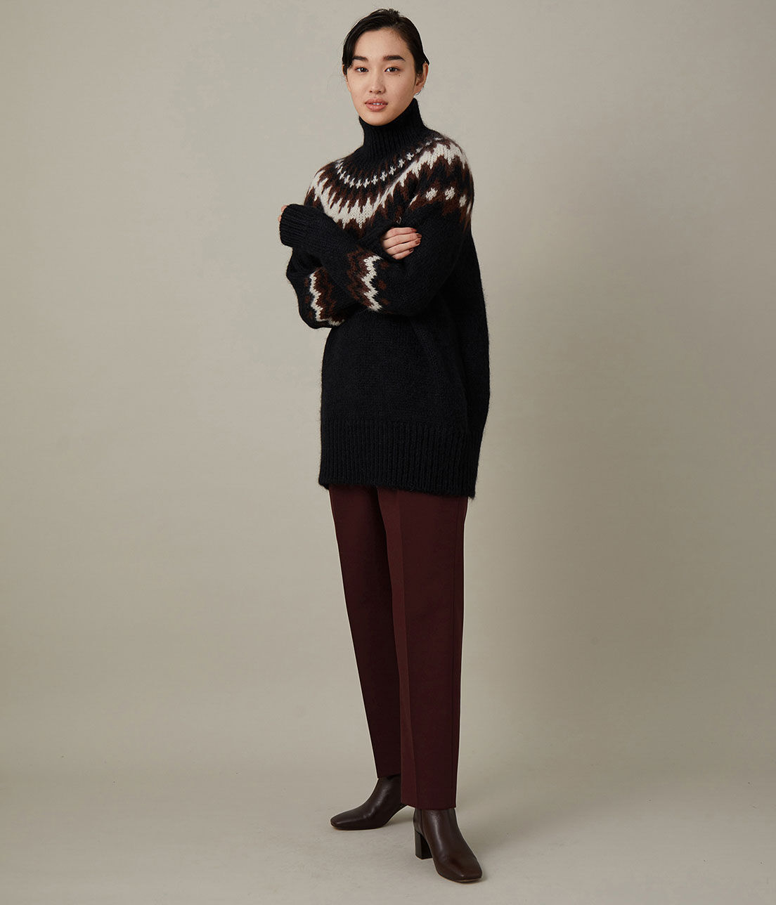 ADAM ET ROPE'「＜洗える＞スリムスラックス」|スラックス|