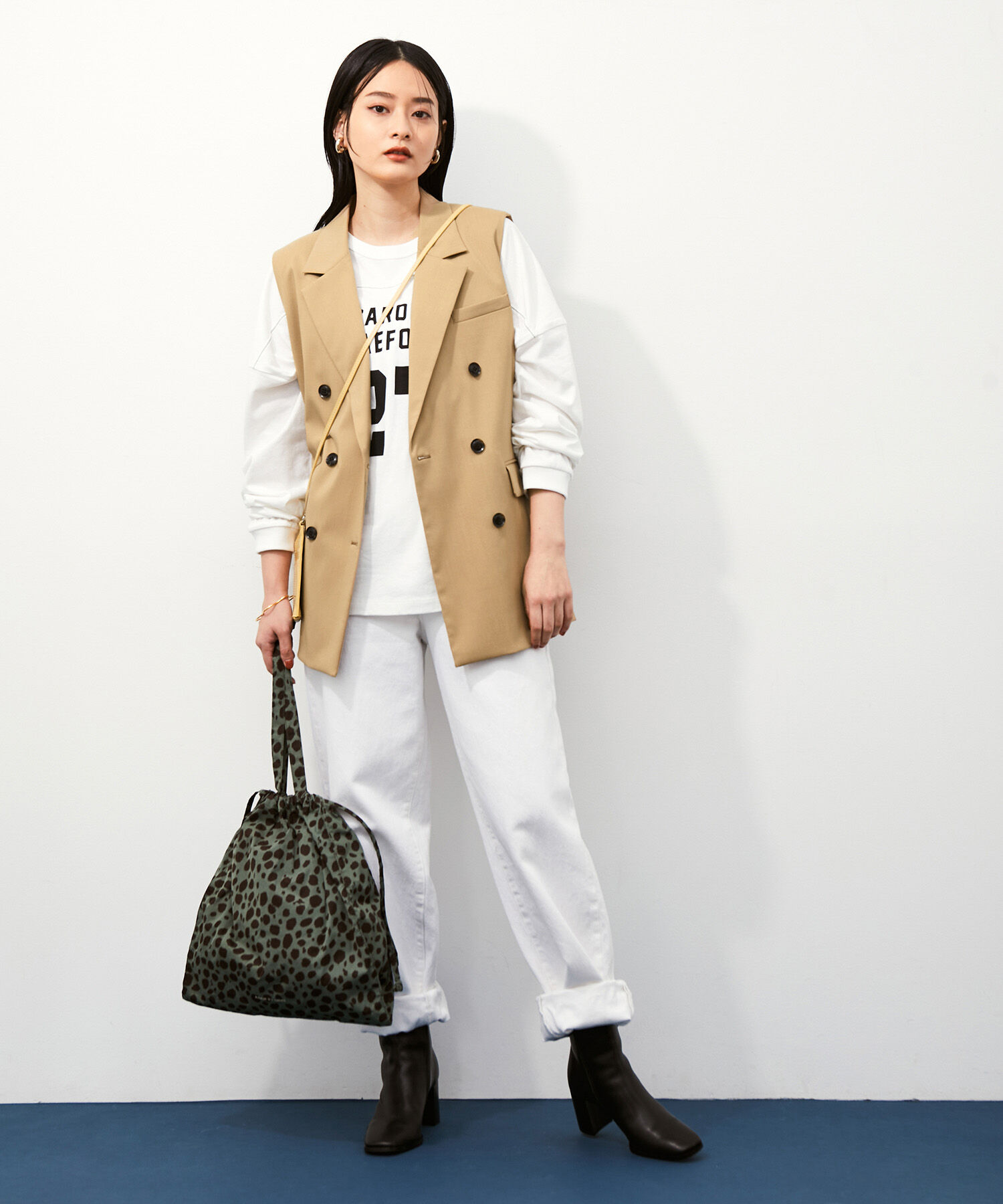 ADAM ET ROPE'「ルーズフィットジレ」|その他|