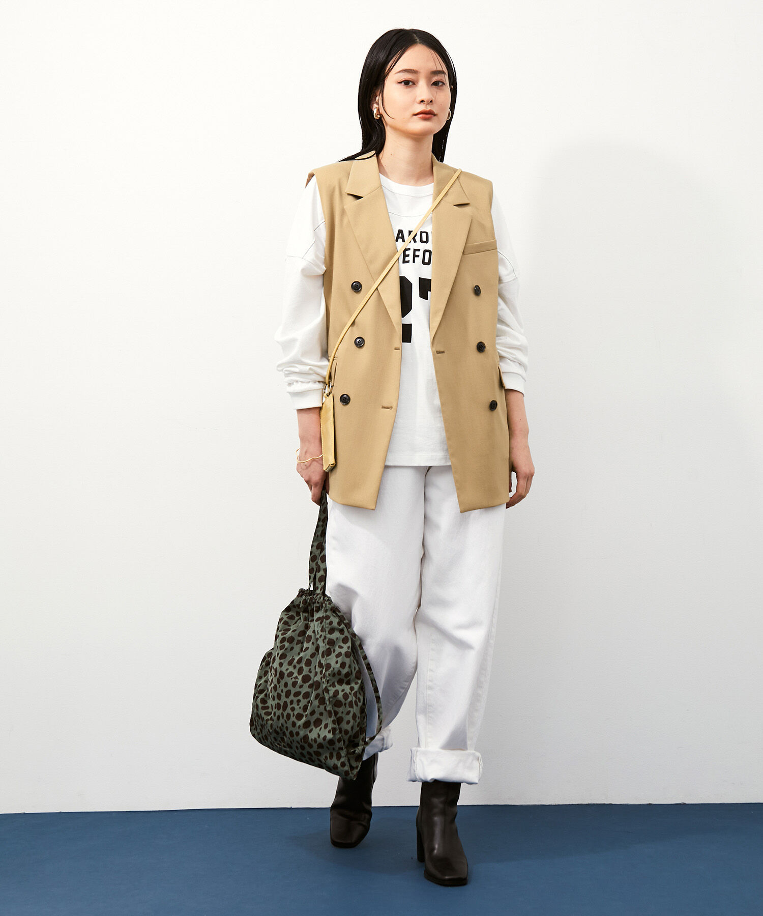 ADAM ET ROPE'「ルーズフィットジレ」|その他|