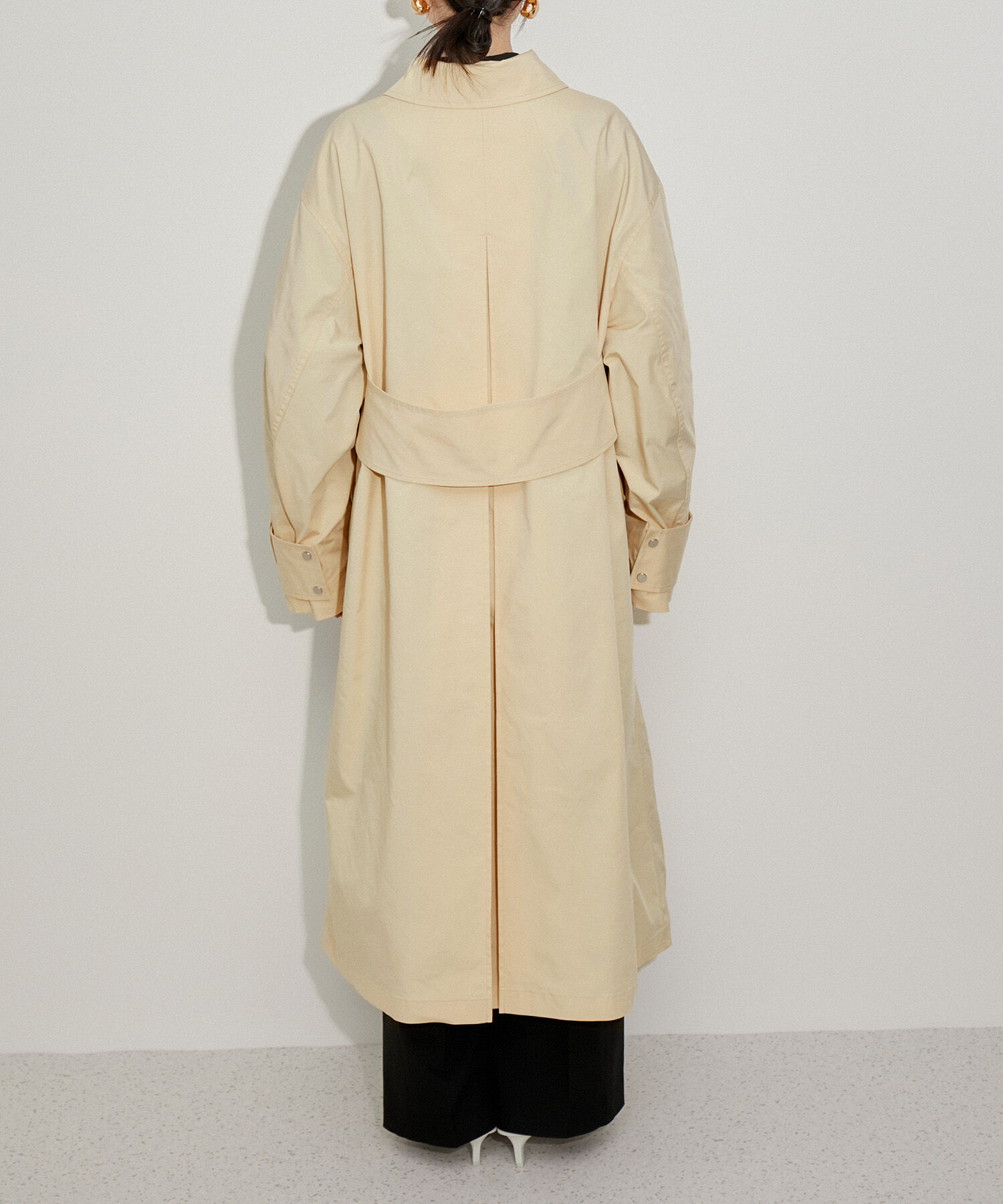 ADAM ET ROPE'「【サステナブル】バルマカーンコート」|ステンカラーコート|