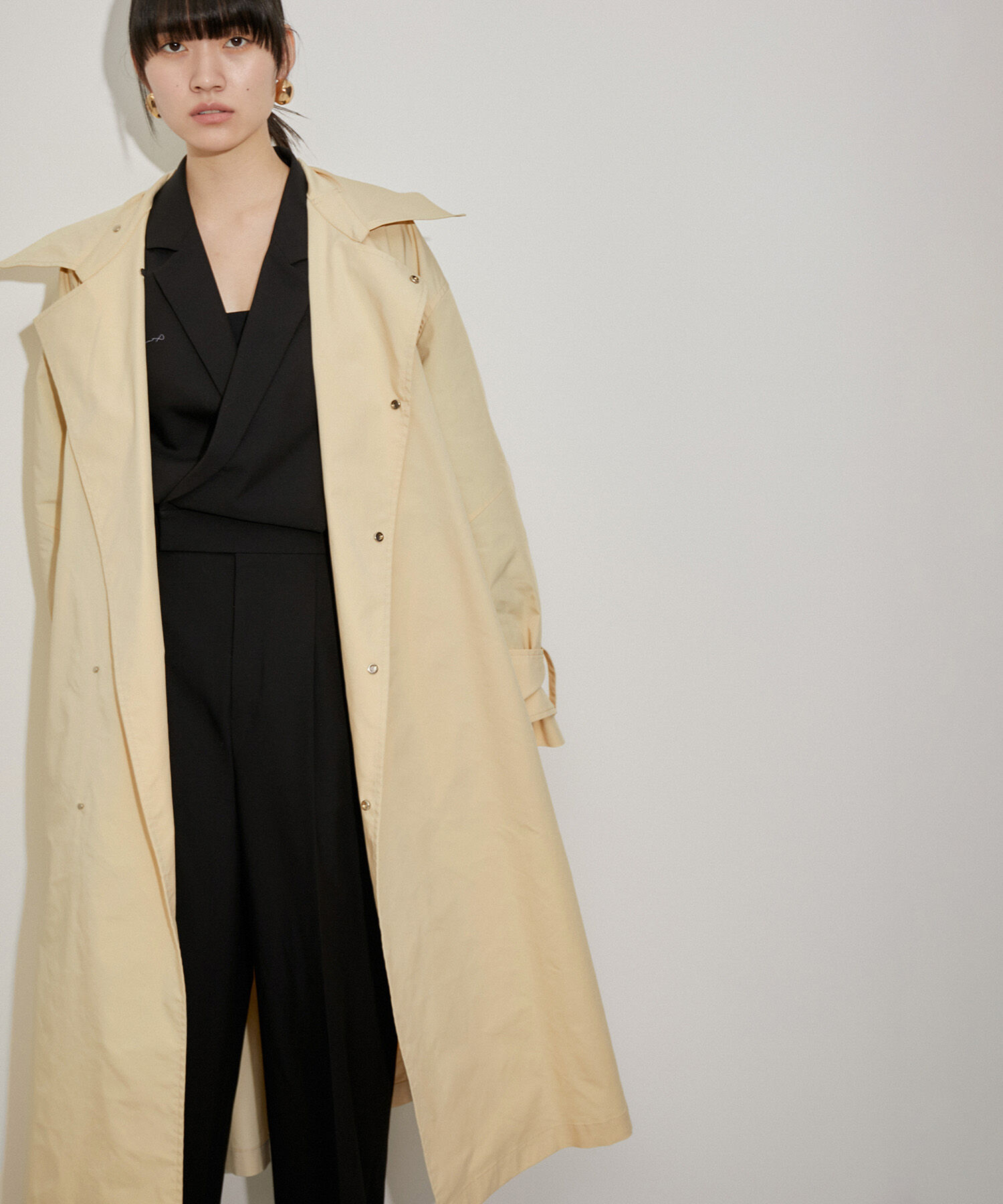 ADAM ET ROPE'「【サステナブル】バルマカーンコート」|ステンカラーコート|