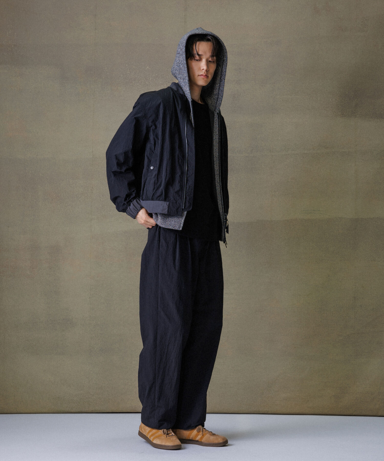 ADAM ET ROPE'「撥水リサイクルナイロン ルーズシルエット ライトMA-1 / ロングシーズン着用可能 / セットアップ対応」|その他|