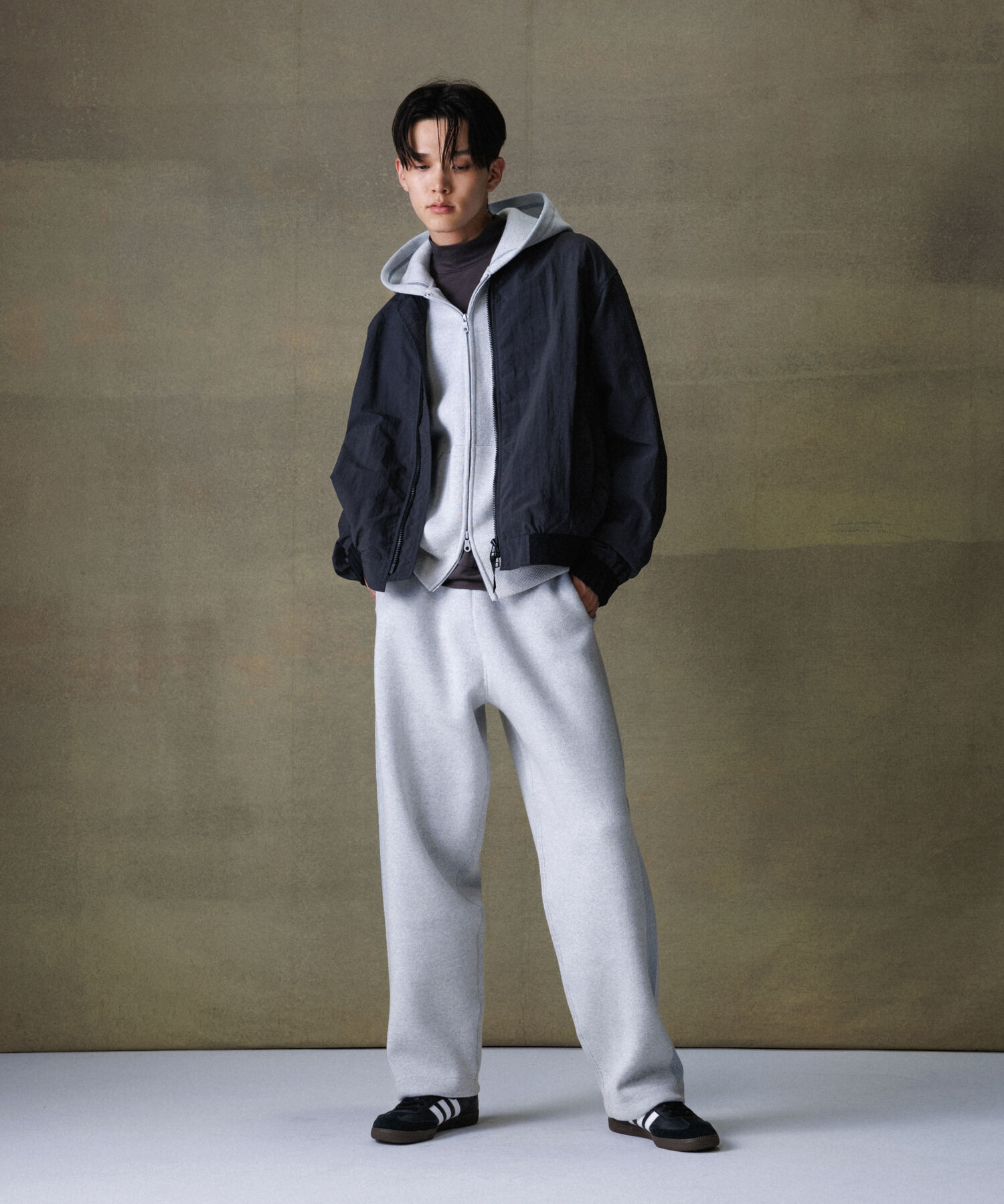 ADAM ET ROPE'「撥水リサイクルナイロン ルーズシルエット ライトMA-1 / ロングシーズン着用可能 / セットアップ対応」|その他|