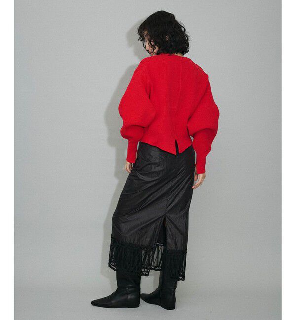 ADAM ET ROPE'「【WEB限定】【サステナブル・洗える】BIGボタンニットカーディガン」|カーディガン|