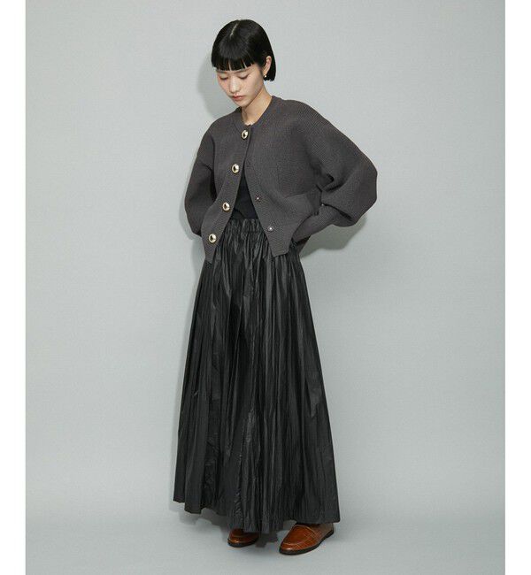 ADAM ET ROPE'「【WEB限定】【サステナブル・洗える】BIGボタンニットカーディガン」|カーディガン|