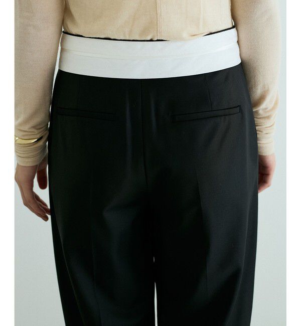 ADAM ET ROPE'「ミニスカートレイヤードスラックス」|スラックス|