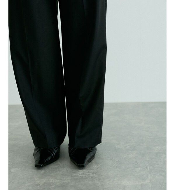 ADAM ET ROPE'「ミニスカートレイヤードスラックス」|スラックス|