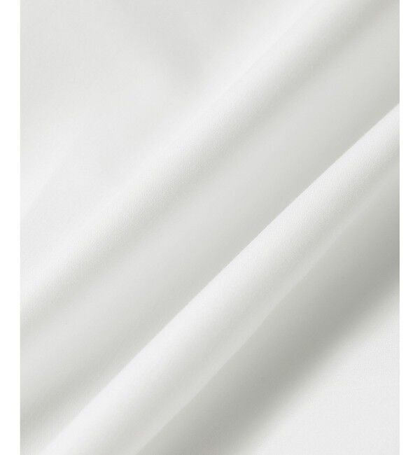 ADAM ET ROPE'「【逸品】・【サステナブル】クロップドギャザリングシャツ」|シャツ・ブラウス|