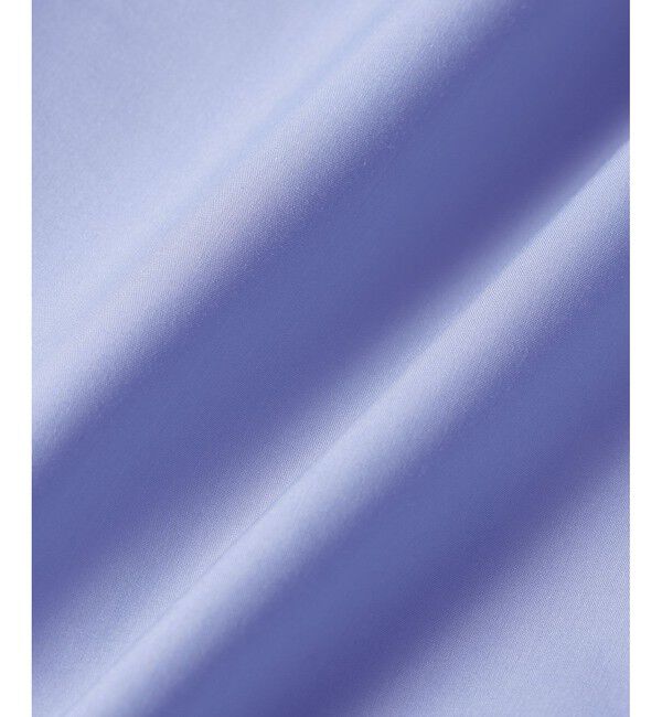 ADAM ET ROPE'「【逸品】・【サステナブル】クロップドギャザリングシャツ」|シャツ・ブラウス|