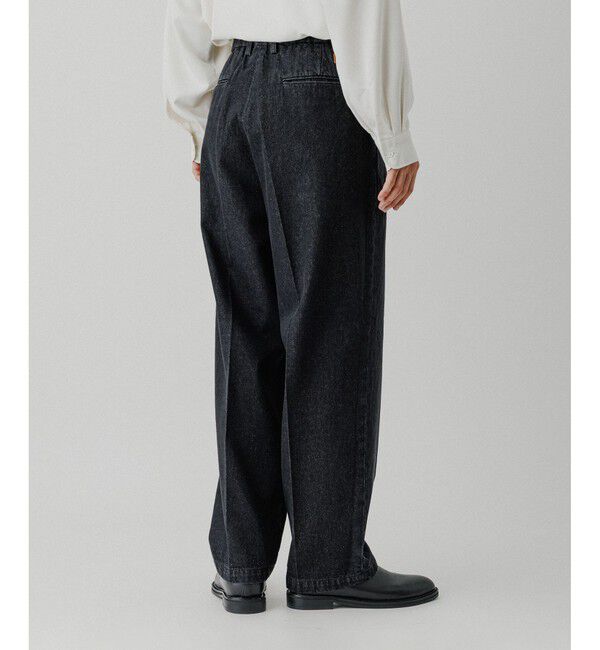 ADAM ET ROPE'「ワイド イージー デニムパンツ / ADAM ET ROPE' JEANS -GRID-	」|デニム|