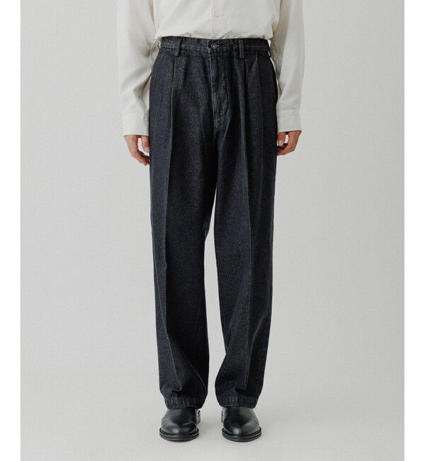 ADAM ET ROPE'「ワイド イージー デニムパンツ / ADAM ET ROPE' JEANS -GRID-	」|デニム|