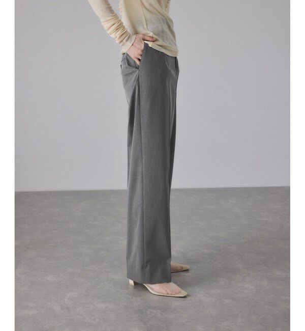 ADAM ET ROPE'「TWセミワイドスラックス」|スラックス|