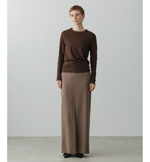 ADAM ET ROPE'「【EMOELLE】Iラインロングスカート」|スカート|