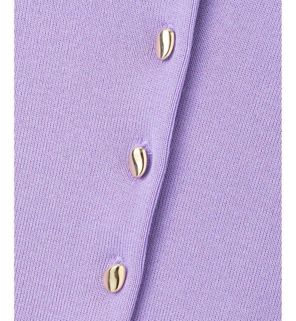 ADAM ET ROPE'「セレクトレングスクルーネックニットカーディガン」|カーディガン|