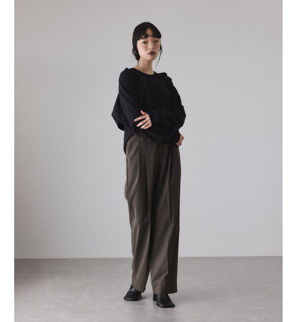 ADAM ET ROPE'「ラウンドサイドゴアブーツ」|ロングブーツ|