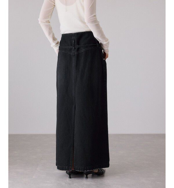 ADAM ET ROPE'「ローウエストデニムスカート」|スカート|