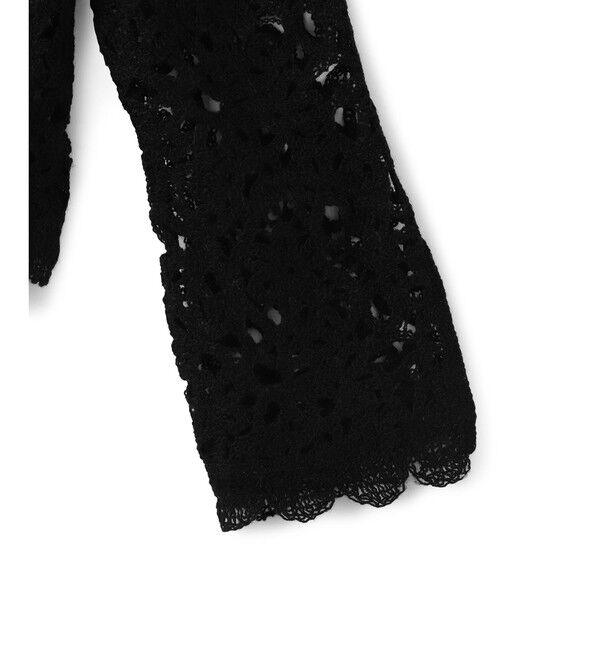 ADAM ET ROPE'「ウールクロシェレーストップス」|シャツ・ブラウス|