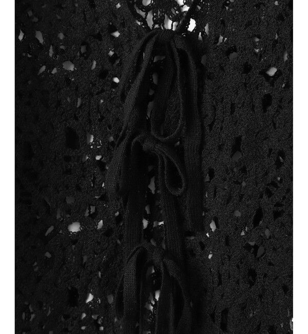 ADAM ET ROPE'「ウールクロシェレーストップス」|シャツ・ブラウス|