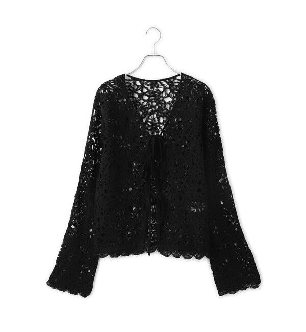 ADAM ET ROPE'「ウールクロシェレーストップス」|シャツ・ブラウス|