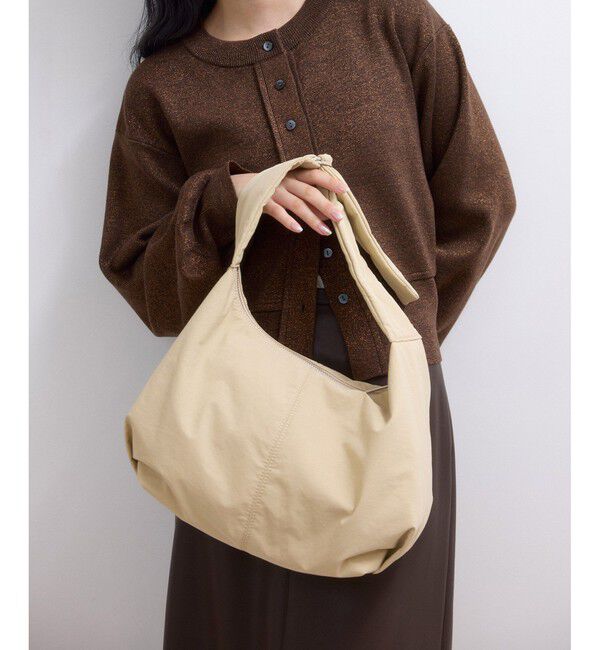 ADAM ET ROPE'「【WEB限定】フォルムナイロンショルダーバッグ」|ショルダー・メッセンジャー|オフホワイト(15)