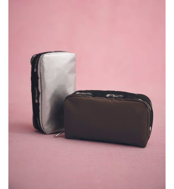 ADAM ET ROPE'「【LeSportsac for ADAM ET ROPE'】RECTANGULAR COSMETIC (SHINE/SOLID)」|ポーチ|