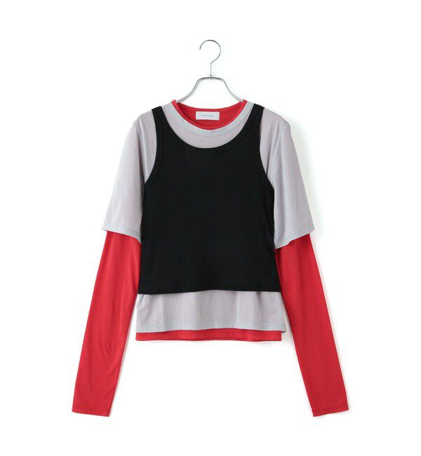 ADAM ET ROPE'「3レイヤードジャージートップス」|Tシャツ・カットソー|