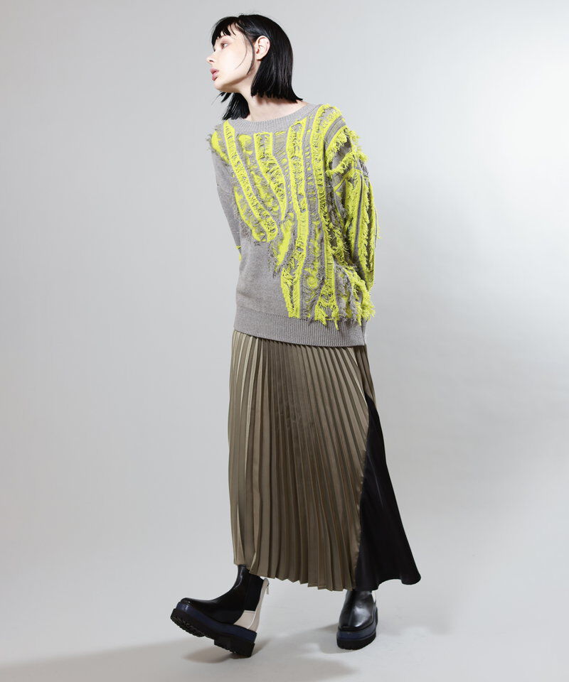  「2WAYジャガードニットカーディガン」|ニット・セーター|