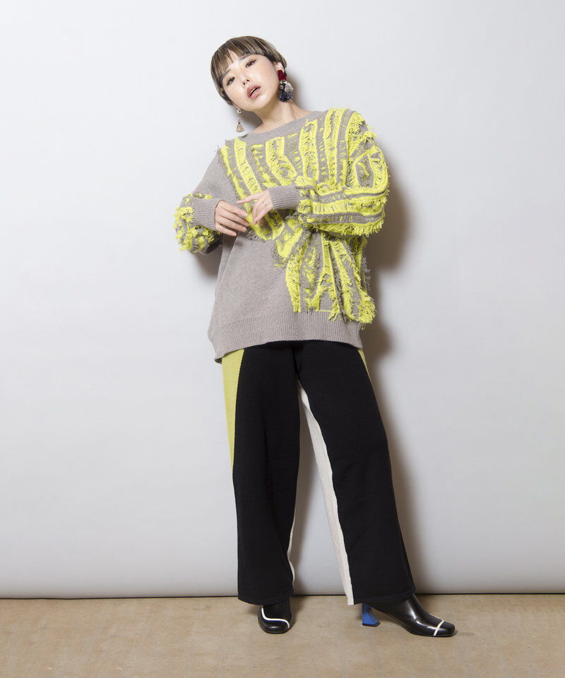  「2WAYジャガードニットカーディガン」|ニット・セーター|