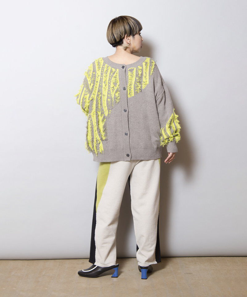  「2WAYジャガードニットカーディガン」|ニット・セーター|