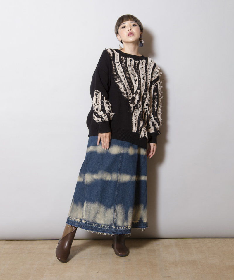  「2WAYジャガードニットカーディガン」|ニット・セーター|