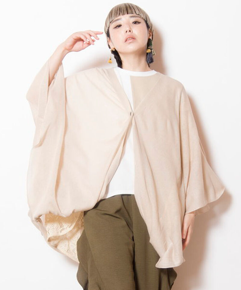  「ツイストニットボレロ」|カーディガン|L.BEIGE